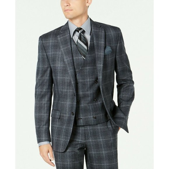 Lauren Ralph Lauren Other - Lauren Ralph Lauren Charcoal Plaid Suit Jacket